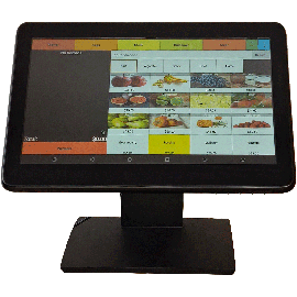 POS-сістэма Android AIO 11,6" PCap HD, RK3288, 2 Гб/16 Гб, USB, RJ45, SD