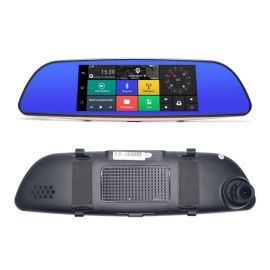 Car Rearview Mirror with 7 inch GPS Navi 3G WCDMA DVR Bluetooth Android 5.0 1GB/16GB | DVR-C08 | ZDX | VenSYS.pl