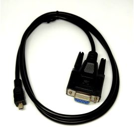Interface serial RS-232 cable for Rongta mobile POS printer with mini-USB 8P connector | mini-USB-8P-male-to-DB9P-female | Rongta | VenSYS.pl