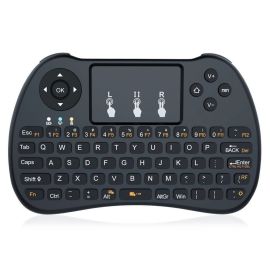 Hand-held Wireless QWERTY Keyboard with Backlight H9 Mini, black | H9-Mini-backlight | N/A | VenSYS.pl