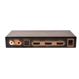 HDMI Switcher/Splitter 1x2 with audio extractor Toslink/RCA 4K | HDCN0027M1 | ASK | VenSYS.pl