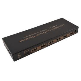 Switcher HDMI 4x1 4K ARC with SPDIF/RCA analog/digital audio extractor | HDSW0029M1 | ASK | VenSYS.pl