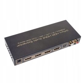 Switcher HDMI 3x1 4K TOSLINK audio ARC switch | HDSW0017M1 | ASK | VenSYS.pl