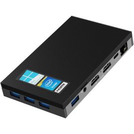 Fanless Mini PC MeLE Quieter2, Intel Celeron J4125, 8GB DDR4, 128GB eMMC, Windows 10 Pro, 4K Dual-Screen Output, Dual WiFi, Gigabit Ethernet, BT 4.2, VESA Mount | Quieter2Q | MeLE | VenSYS.pl