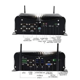 Fanless Industrial Mini Computer G8 Intel i7 DDR4, SSD, M.2, RS232/RS485/RS422, GPIO, DC 9V~36V, 4G | G8 | Eglobal | VenSYS.pl