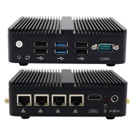 Прамысловы безвентылятарны міні-ПК з Intel Celeron J4125 COM 4*LAN Pfsense VPN Firewall | M4-J4125L4 | Eglobal | VenSYS.pl