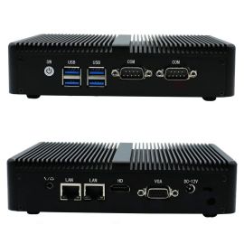 Industrial fanless mini PC with Intel Celeron 2955U 1.4GHz, 2xLAN, 2xCOM, HDMI and VGA | M3-2955UC | Eglobal | VenSYS.pl