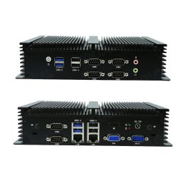 Industrial fanless mini PC GK1 with Intel Core, 8*USB, 6*COM, GPIO, 2xLAN 2.5Gbps, HDMI and VGA, WiFi, Bluetooth | GK1 | Eglobal | VenSYS.pl