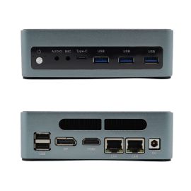 Магутны міні-ПК F3 Intel i7-1255U, 2xDDR5, HDMI, DP, 2xRJ45, 3xUSB3.0, 2xUSB2.0, Type-C, WiFi, BT | F3-1255U | Eglobal | VenSYS.pl