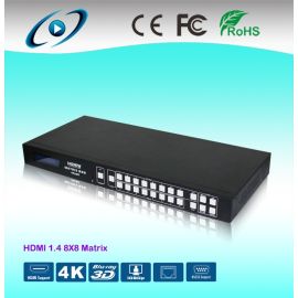 Ultra 4K HDMI Matrix Switch 8x8 HDM-988 with RS232 & RJ45 | HDM-A88 | PlayVision | VenSYS.pl