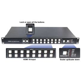 HDMI 16x1 Multi-Viewer with Seamless Switcher HDS-8161SL | HDS-8161SL | PlayVision | VenSYS.pl