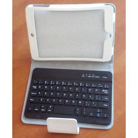 Stylish Leather Case Striped Color Black/White/Turquoise/Green Nice Looking With Detachable Wireless Bluetooth Keyboard For Ipad Mini | ipad_mini_case | VenBOX | VenSYS.pl